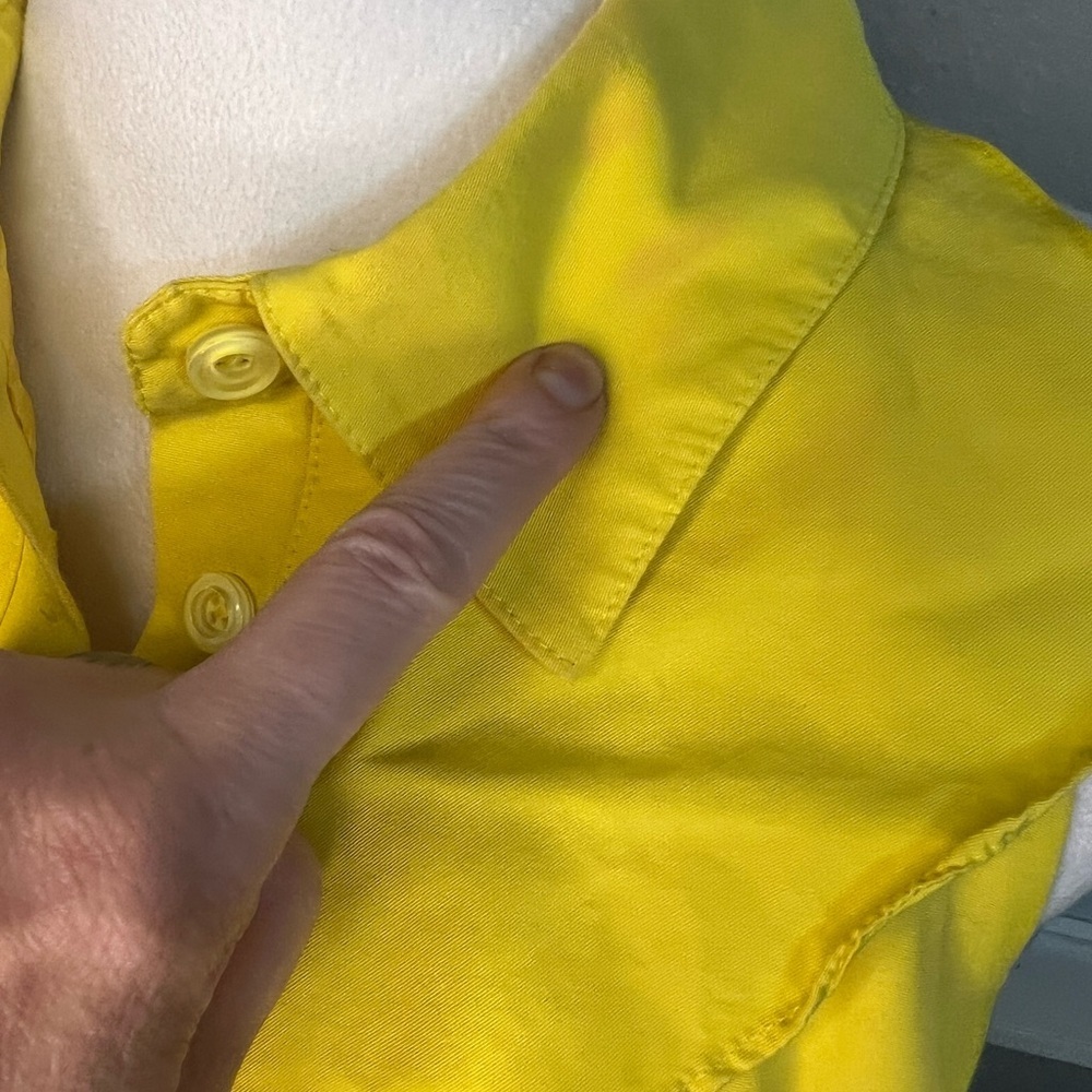 Shoshanna yellow sleeveless dress 12
Ruffle Mini Pockets Cotton Silk - Picture 8 of 16